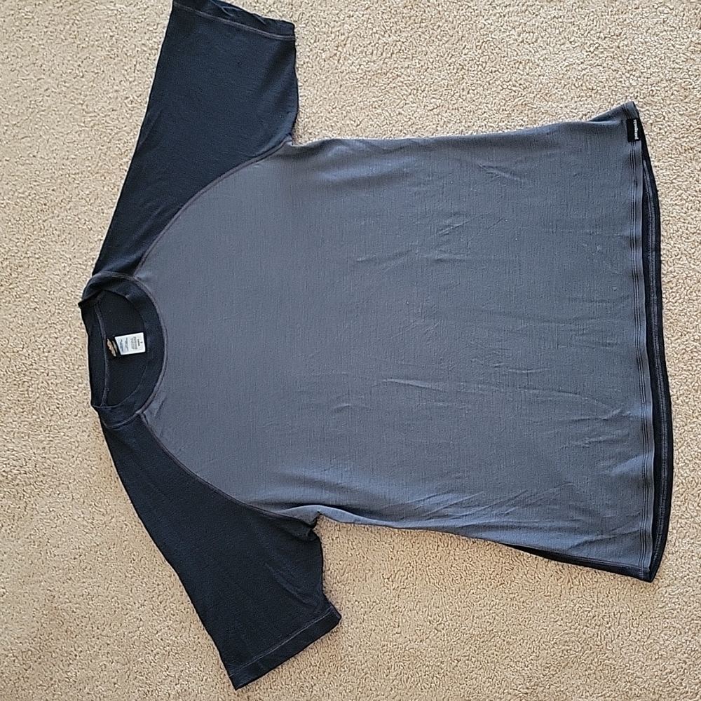 Patagonia Merino Wool Baselayer Men's Shirt Grey/Navy Tone